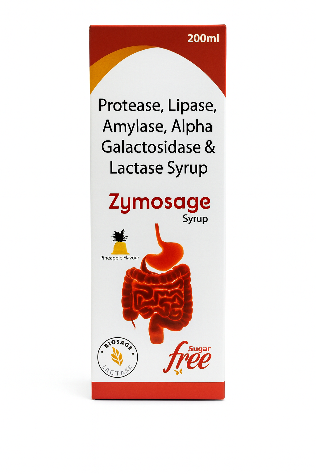 Zymosage Syrup packaging